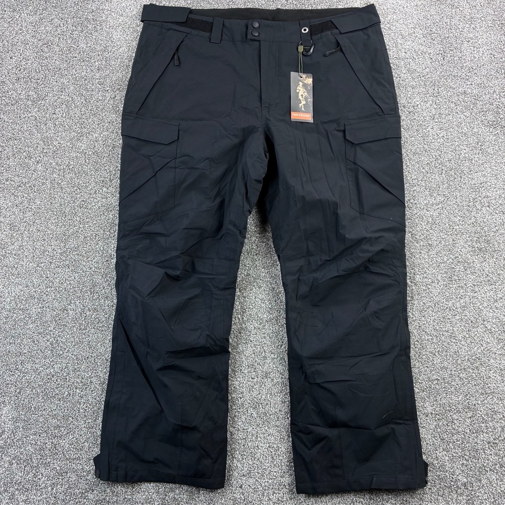 NWT Free Soldier Snow Pants Mens L Black Tactical Cargo Insulated Waterproof